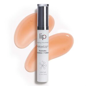 LifeCell Lip Plumping Treatment – Hydrating Glossy Balm with MaxiLip Peptides, Fragrance-Free