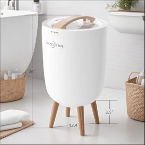 Luxury Heated Towel Warmer Bucket – 25L Extra Large, Fast Heating with Timer, Mood Light & Bluetooth Speaker, Fits 2 Towels/Bathrobes/Blankets